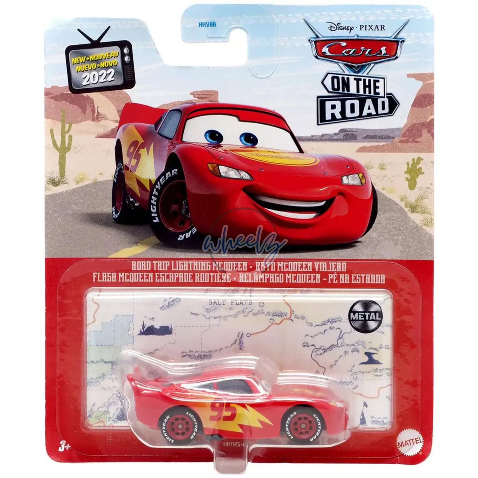 Disney Pixar Cars -Road Trip Lightning Mcqueen- ON THE ROAD - Premium ...